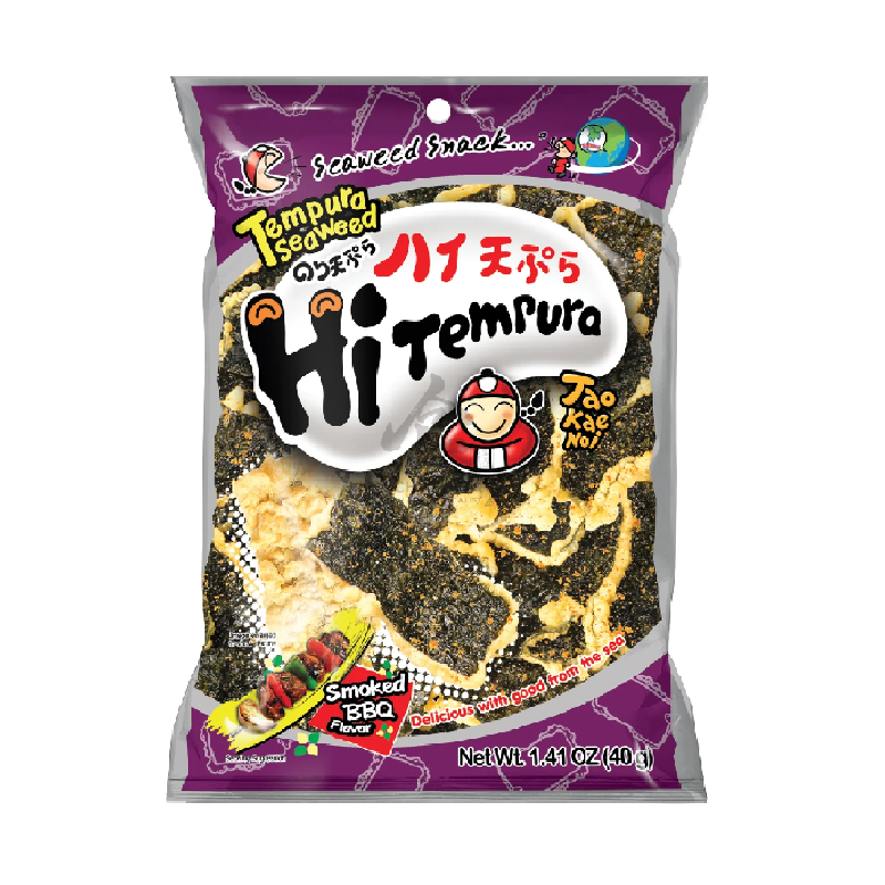 Chips d'Algues & Tempura Goût BBQ Fumé Tao Kae Noi - 40g
