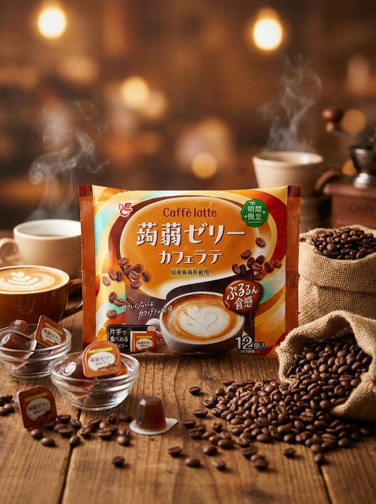 Konjac Jelly Café Latte – 12 pièces - 230g