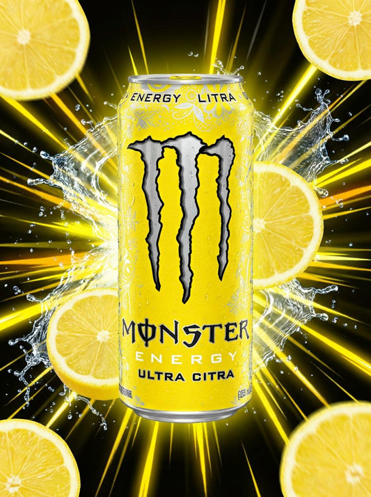 Monster Energy Citra – 355 ml - Offre spéciale -20% : emballage abîmé, contenu parfait