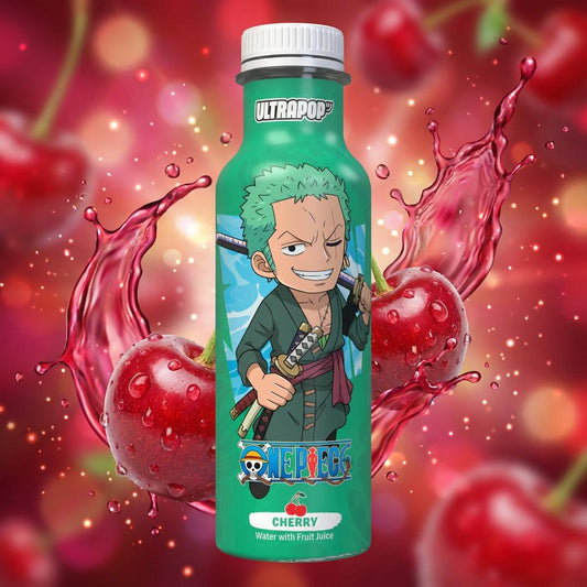 Eau aromatisée Cerise Ultrapop One Piece – Zoro - 33cl