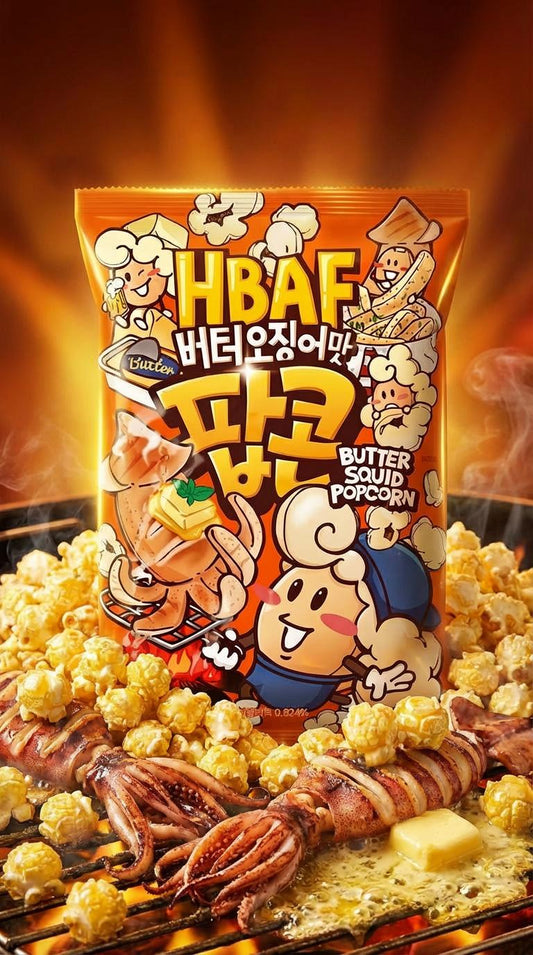 Popcorn Butter Squid BBQ – HBAF - 80g