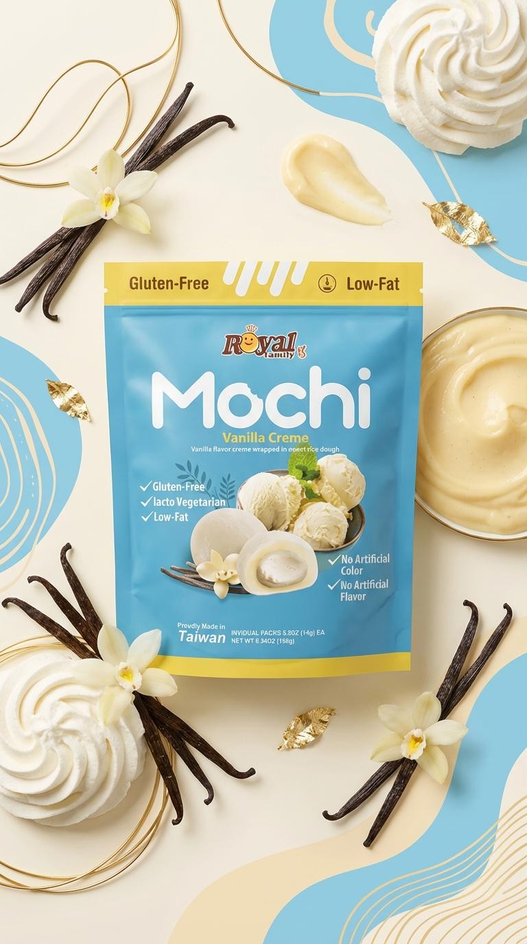 Mochi Cream Vanilla – Royal Family - 180g