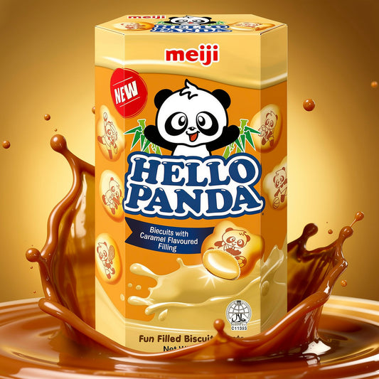 Meiji Hello Panda Caramel - 43g