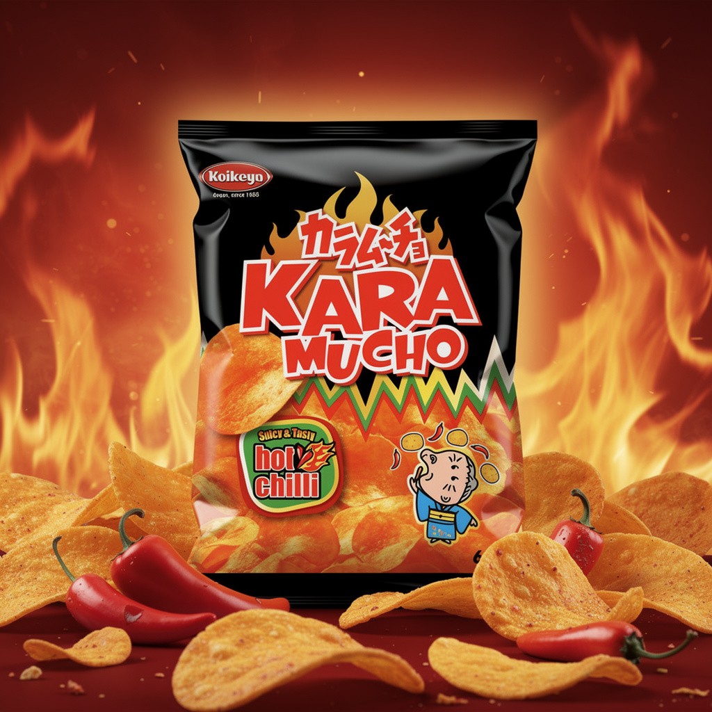 Chips Kara Mucho Hot Chili KOIKEYA- 60g