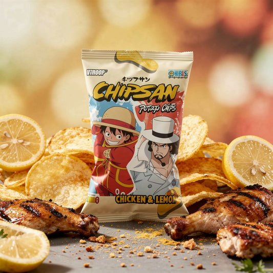 Chips Ultra Pop Saveur Poulet Citron – One Piece Luffy vs Lucci - 110g