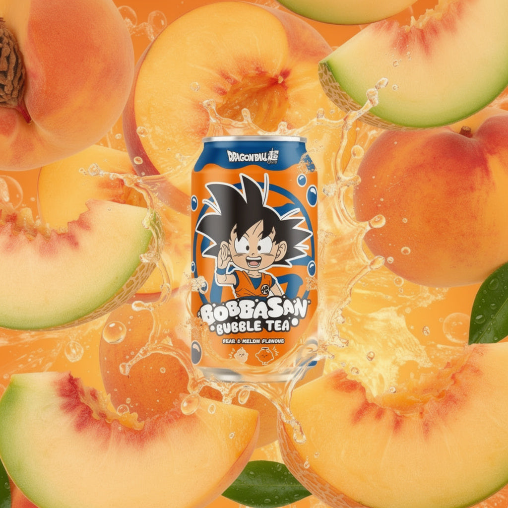 Bubble Tea Bobbasan Pêche & Melon – Goku - 320ml