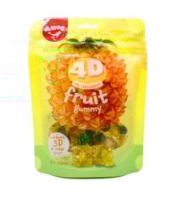 4D Gummy Ananas Amos - 120g