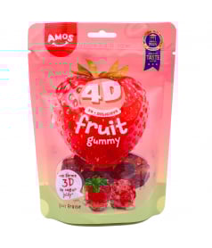 4D Gummy Fraise Amos - 120g