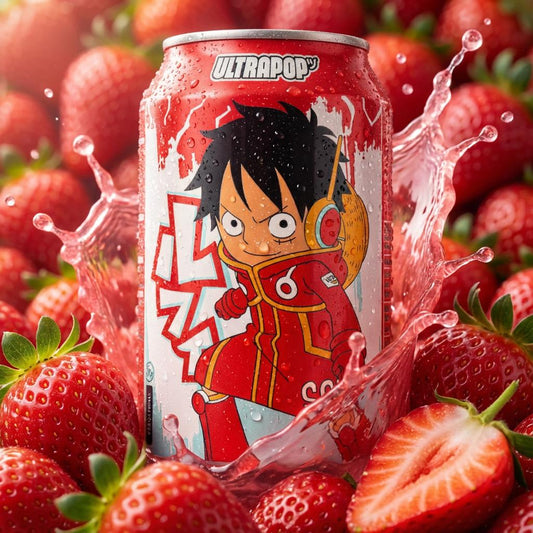 Soda Fraise Ultrapop One Piece - Luffy – 33cl