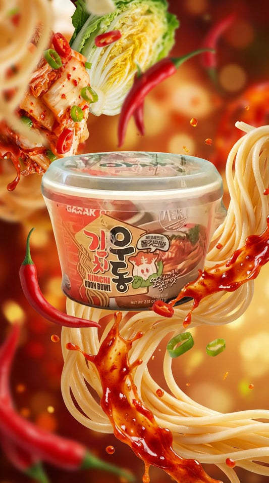 Kimchi Udon Bowl - Nouilles Instantanées - 213g